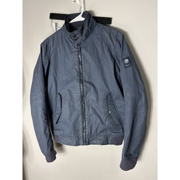 Vintage Diesel Bomber Jacket Flight Jacket Army Jacket Faded Blue Jacket Size L - Picture 1 of 16